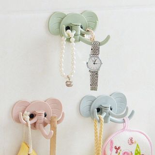 Móc dán treo tường hình con voi