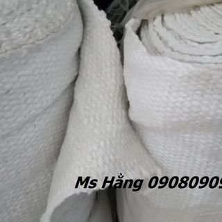 Vải ceramic cách nhiệt chống cháy 1260 độ C vải có sợi thép mỏng bên trong