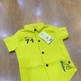 ÁO SƠ MI TRẺ EM MẪU SNOOPY