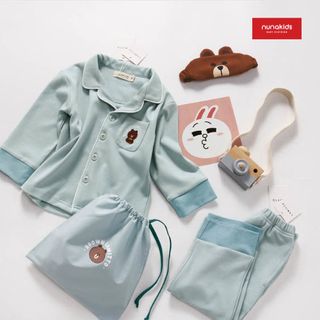 PIJAMA LỤA HÀN CHO BÉ