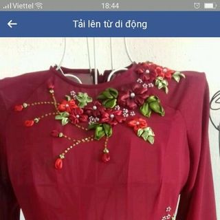 ÁO DÀI THÊU TAY