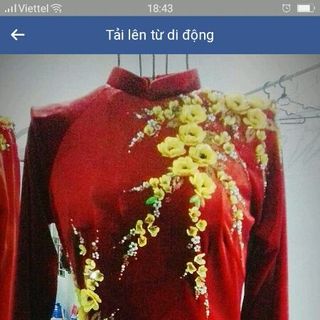 ÁO DÀI THÊU TAY