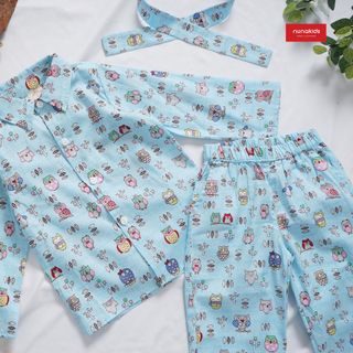 Pijama họa tiết con cú