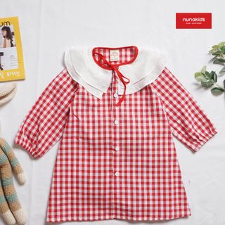 VÁY BABY DOLL PHỐI CỔ DÂY NƠ