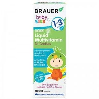 Brauer Baby Kids Liquid Multivitamin Úc Dành Cho Trẻ Từ 1 - 3 Tuổi - 100ml