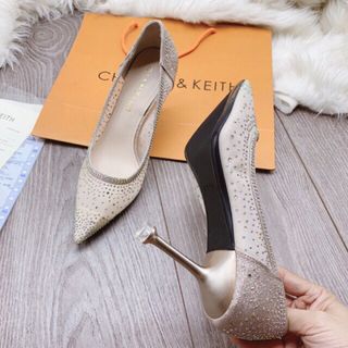 Giày mũi nhọn gót 7p