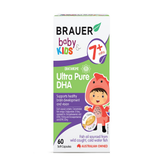 Brauer Baby Kids Ultra Pure DHA - Úc Cho Trẻ Từ 7 Tháng Tuổi - 60 Viên