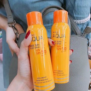 XỊT CHỐNG NẮNG MISLINE AQUA- SPF50- KHÔNG TRÔI giá sỉ