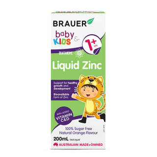 Brauer Baby Kids Liquid Zinc Cho Bé Trên 1 Tuổi - 200ml