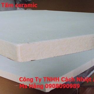 Tấm ceramic bông ceramic dạng tấm cách nhiệt chống cháy 1260 độ C