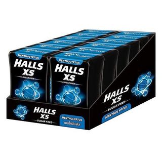 Lốc 12 Hộp Kẹo Ngậm Không Đường HALL XS Hương Bạc Hà 15g/Hộp