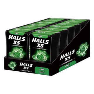 Lốc 12 Hộp Kẹo Ngậm Không Đường HALL XS Hương Bạc Hà 15g/Hộp
