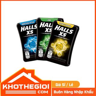 Lốc 12 Hộp Kẹo Ngậm Không Đường HALL XS Hương Bạc Hà 15g/Hộp