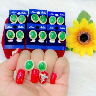 BÔNG TAI NỮ CẨM THẠCH