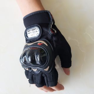 GĂNG TAY PROBIKER HỞ NGÓN GÙ NHỰA ĐI PHƯỢT