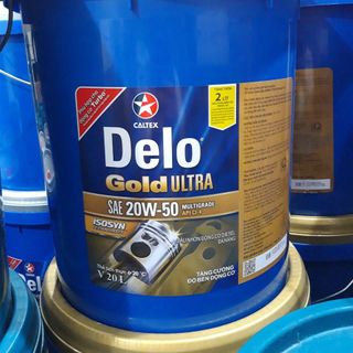 Nhớt-Caltex Delo Gold Ultra 15W40 20L/xô