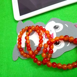 chuỗi đeo tay phong thủy 8li màu đỏ y hình