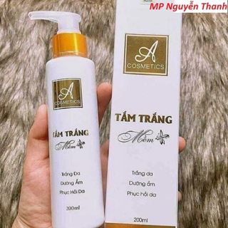 Tắm trắng mềm chữ A cosmetics giúp làm trắng da