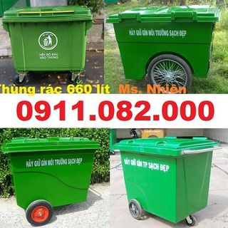 Cần xả kho giá rẻ thùng rác nhựa- thùng rác 120 lít 240 lít giá chuyên sỉ