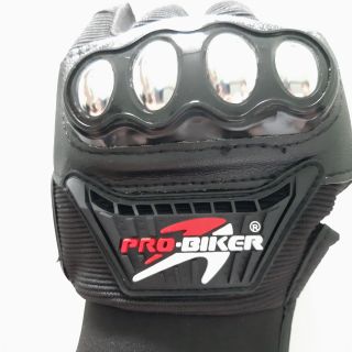 GĂNG TAY PROBIKER HỞ NGÓN GÙ INOX ĐI PHƯỢT