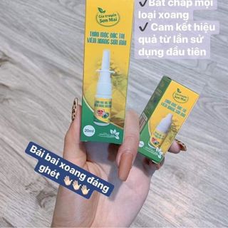 Đặc trị viêm xoang viêm mũi dị ứng Sơn Mai lọ nhỏ 12ml