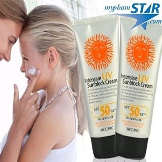 Kem Chống Nắng Hàn Quốc 3W Clinic Intensive Uv Sunblock Spf 50 Pa 70ml