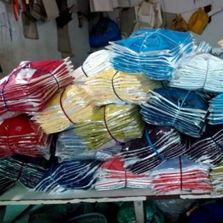 Aó Thun Cá Sấu Nữ Màu Đen Trắng