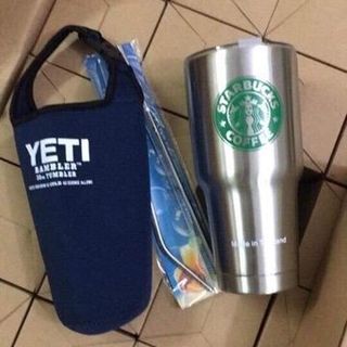 Cốc dữ nhiệt Thái đủ ống hút túi xách giá sỉ