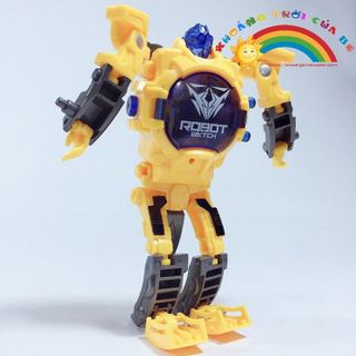 Robot Biến Hình Đồng Hồ Màu Vàng KHOẢNG TRỜI CỦA BÉ