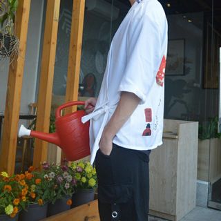 Áo Nhật Bản YUKATA Trắng in Cá Chép
