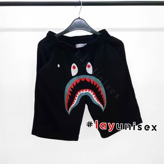 Quần short thun bape shark unisex giá sỉ