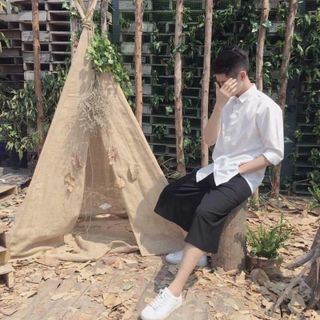 Quần Culottes ống rộng nam nữ
