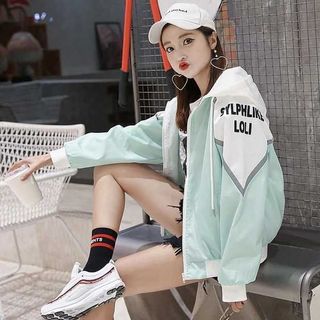 Áo khoác nữ Áo khoát nữ gió dù 2 lớp chống nắng số 26 dễ thương cực chuẩn đẹp-M025-Ao khoac nu Ao khoat nu gio du 2 lop chong nang