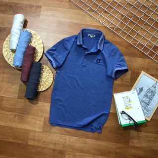 Áo thun nam Áo phông nam có cổ trụ cổ bẻ chữ alpha siêu hot bao chất hàng rất đẹp-M146-Ao thun nam Ao phong nam co co tru co be