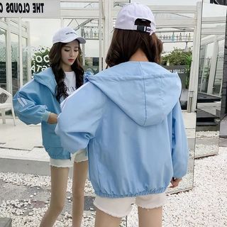 áo khoác dù nữ đẹp hai tay chạy sọc - M023 - 6242