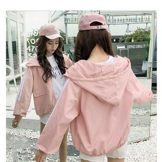 áo khoác dù nữ đẹp hai tay chạy sọc - M023 - 6242