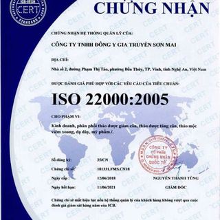 Thảo mộc giảm cân Sơn Mai dạng viên nang nhộng