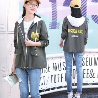 Áo khoác nữ Áo khoát nữ gió dù 2 lớp chống nắng Angel hàng bao chất cực hót cá tính-M042-Ao khoac nu Ao khoat nu gio du 2 lop chong nang