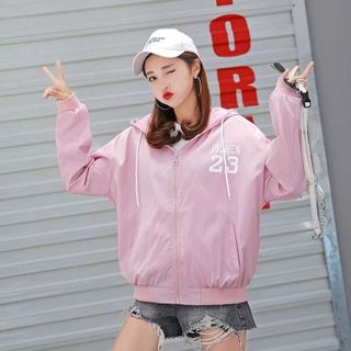 Áo khoác nữ Áo khoát nữ gió dù 2 lớp chống nắng mẫu số 23 chuẩn bao chất cực hót-M119-Ao khoac nu Ao khoat nu gio du 2 lop chong nang