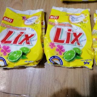 xà bông giặt đồ Lix hương chanh 300g