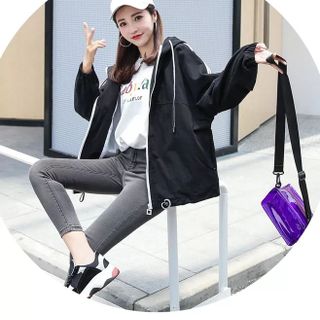 Áo khoác nữ Áo khoát nữ gió dù 2 lớp chống nắng 22 inches siêu chất phong cách thời trang-M113-Ao khoac nu Ao khoat nu gio du 2 lop chong nang
