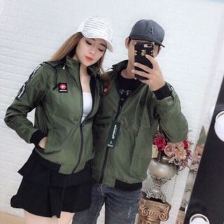 Áo khoác cặp Áo khoát đôi gió dù 2 lớp chống nắng cao cấp sup nón rời mẫu mới siêu hot phong cách-M096-Ao khoac cap Ao khoat doi gio du 2 lop chong nang