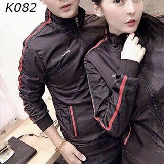 Áo khoác cặp Áo khoát đôi gió dù 2 lớp chống nắng cao cấp Guc viền tay xitin bao đẹp rất hot-M102-Ao khoac cap Ao khoat doi gio du 2 lop chong nang