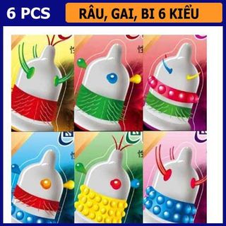 Bao cao su gai hộp 6 cái gân gai tạo cảm giác giá sỉ toàn quốc