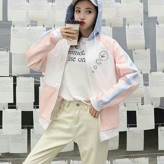 Áo khoác nữ Áo khoát nữ gió dù 2 lớp chống nắng Say Hi hàng đẹp cực chuẩn ngộ nghĩnh-M136-Ao khoac nu Ao khoat nu gio du 2 lop chong nang