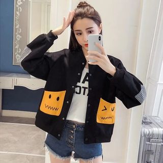 Áo khoác nữ Áo khoát nữ gió dù 2 lớp chống nắng túi hộp 2 màu cực chất siêu chất dễ thương-M115-Ao khoac nu Ao khoat nu gio du 2 lop chong nang