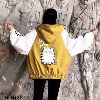 Áo khoác nữ Áo khoát nữ gió dù 2 lớp chống nắng mèo ú bao đẹp hàng bao chất bao chất-M052-Ao khoac nu Ao khoat nu gio du 2 lop chong nang