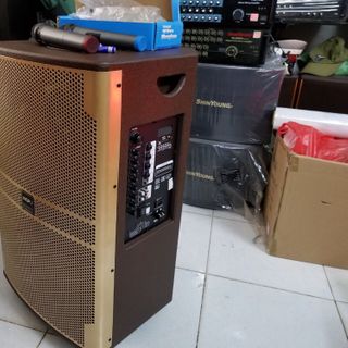 Loa kéo 4 tất thùng gỗ có loa lời