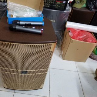 Loa kéo 4 tất thùng gỗ có loa lời