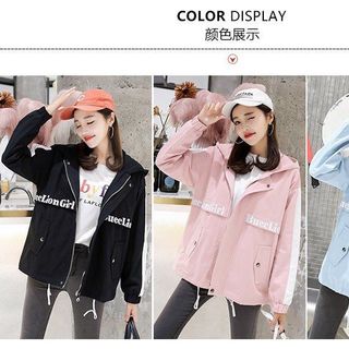 Áo khoác nữ Áo khoát nữ gió dù 2 lớp chống nắng Lion Girls hàng đẹp mẫu mới siêu chất-M043-Ao khoac nu Ao khoat nu gio du 2 lop chong nang